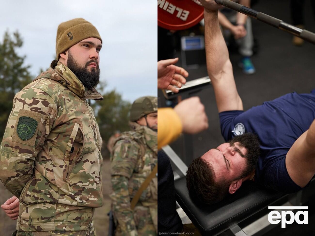 До служби у війську Леон займався стронгменом