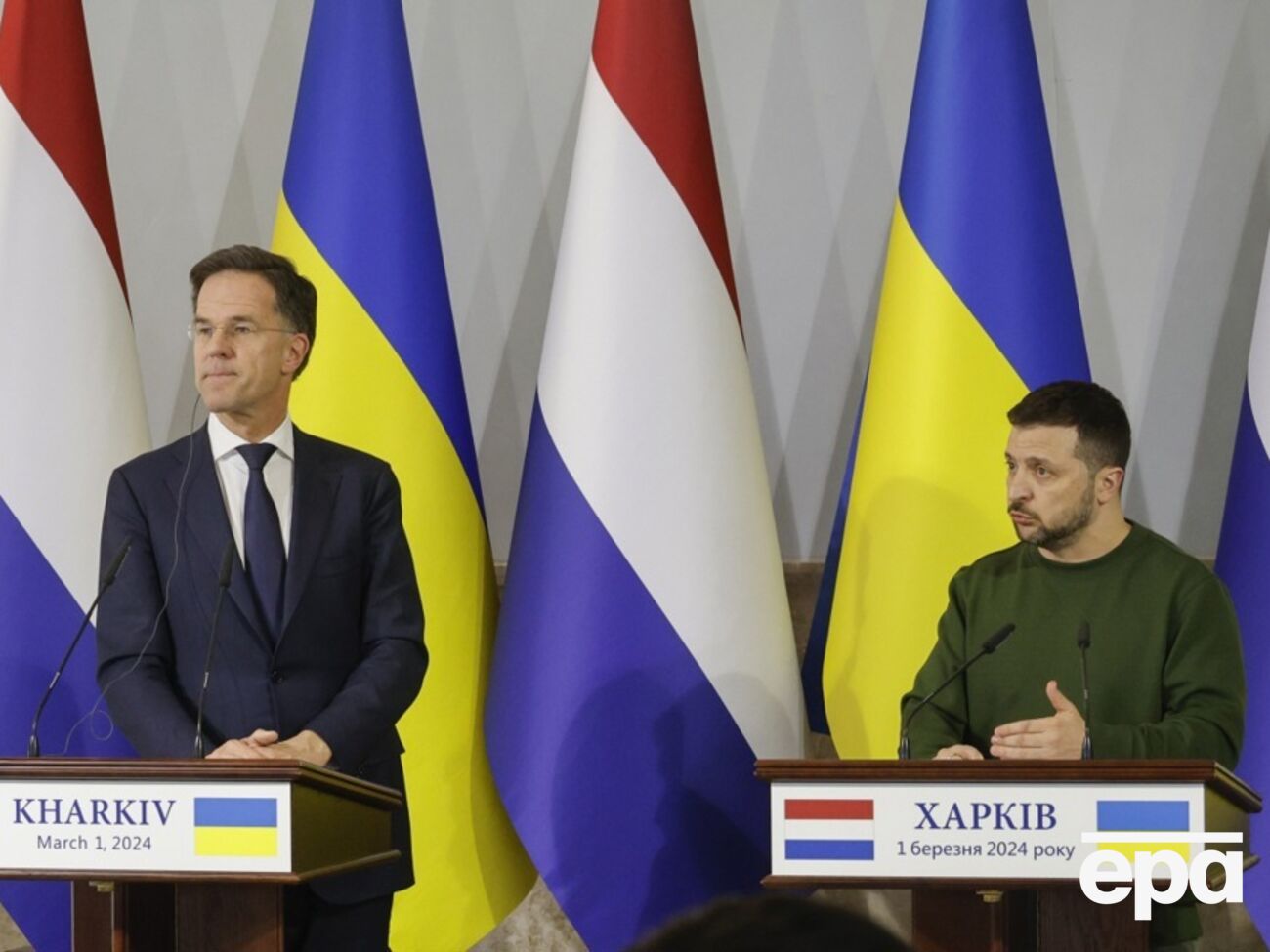 Зеленский на пресс-конференции с Рютте в Харькове рассказал о защите города от обстрелов