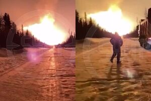 Причина пожежі на газогоні наразі невідома