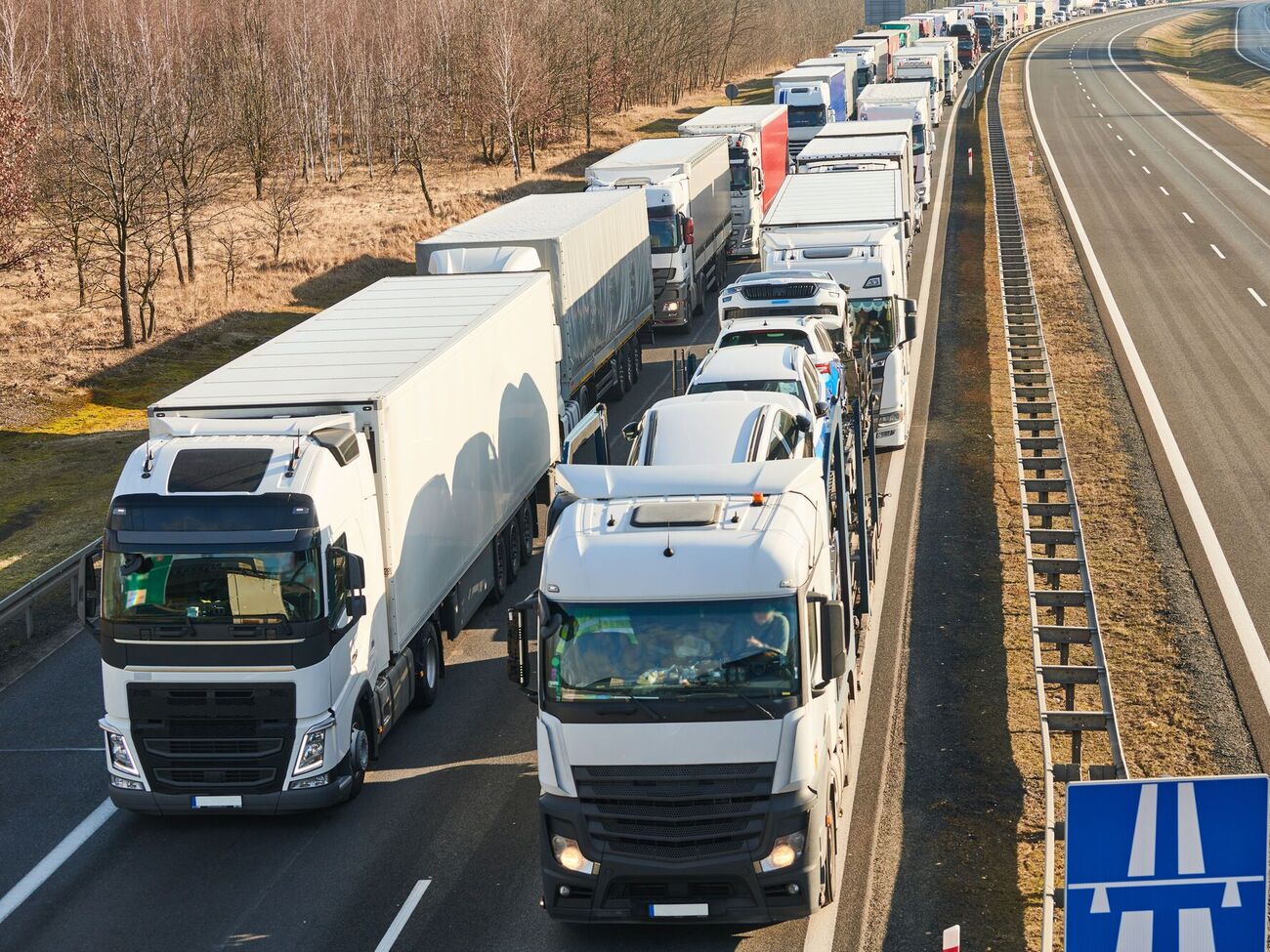 На кордоні з Польщею у чергах стоїть приблизно 1700 вантажівок