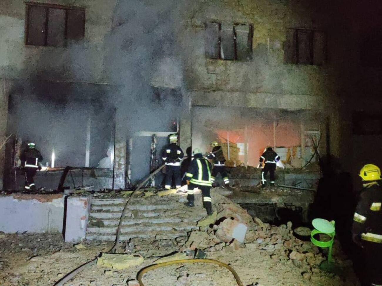 Під удар безпілотників російських загарбників місто потрапило приблизно о 1.00