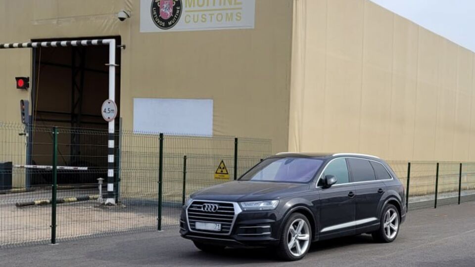 Литовская таможня конфисковала автомобиль