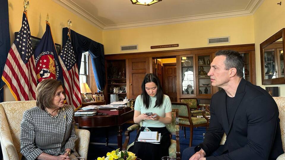 Владимир Кличко встретился с бывшим спикером Палаты представителей Нэнси Пелоси