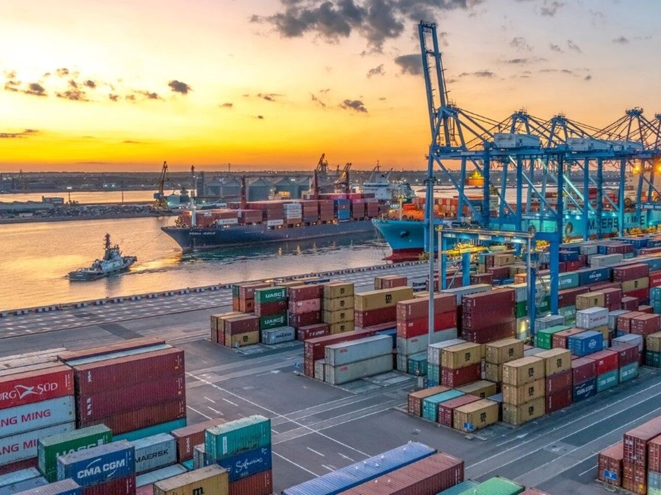 У портах Дунаю вже працюють контейнерні сервіси між Україною та Румунією