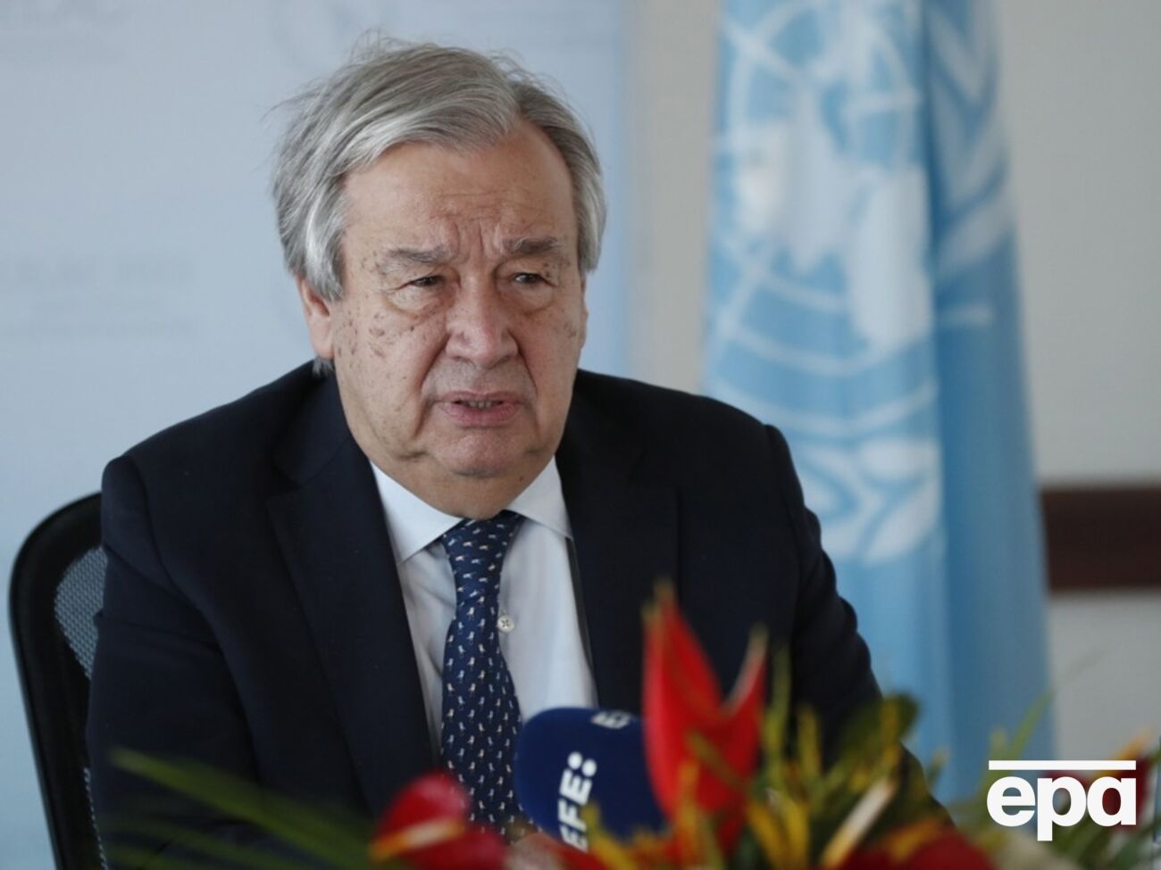 Гутерриш напомнил, что попытка незаконной аннексии регионов Украины не имеет законной силы, подчеркнул его спикер