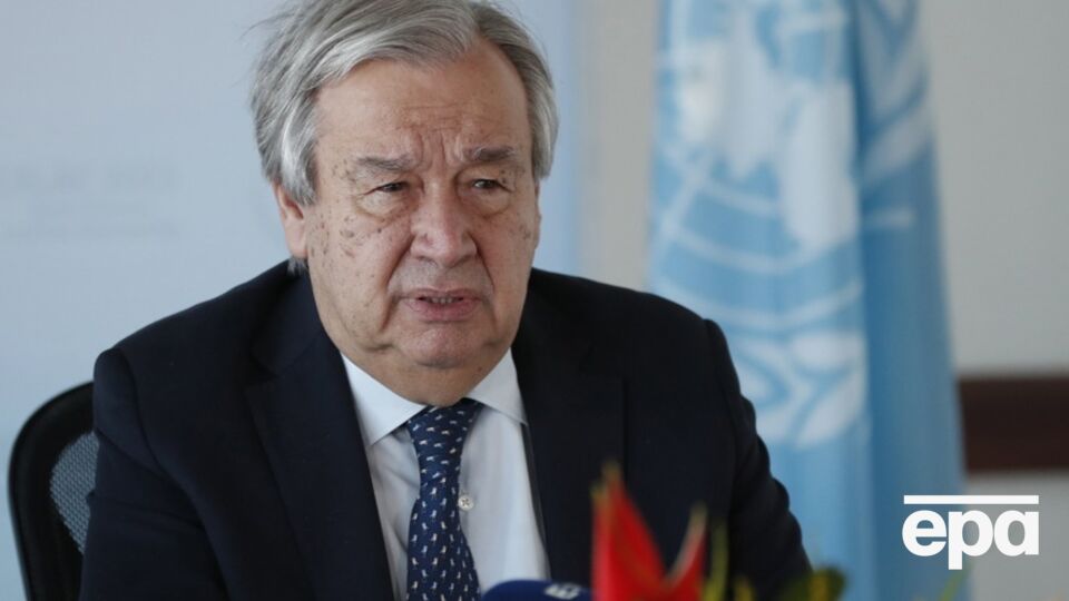Гутерріш нагадав, що спроба незаконної анексії регіонів України не має законної сили, підкреслив його спікер