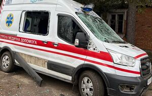 Обстрелом повреждены два автомобиля "скорой"