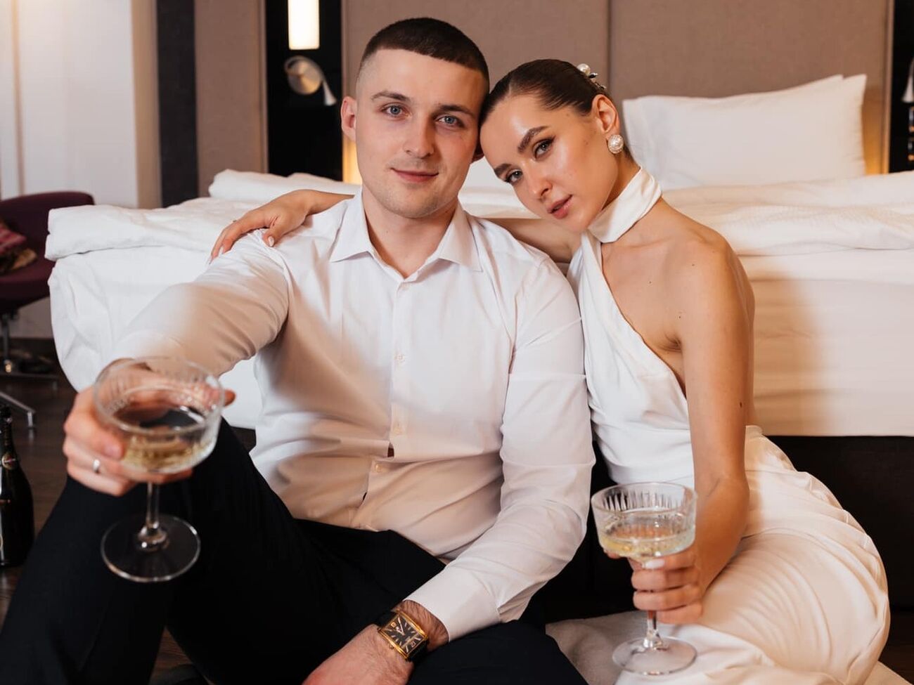 Евлаш и Шкваровская поженились 6 января 2024 года