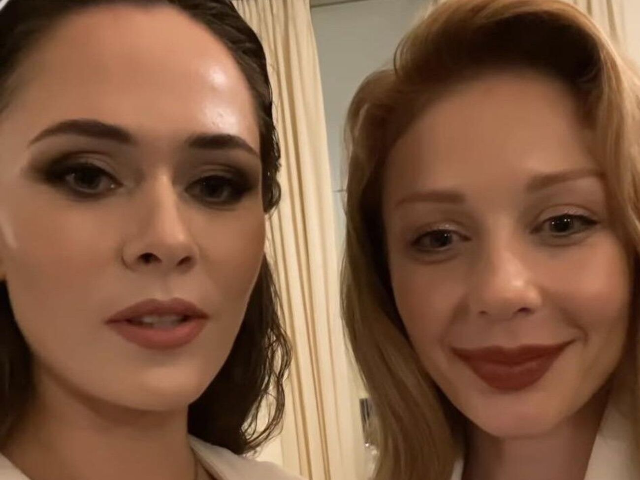 Санина (на фото слева) имеет опыт сотрудничества с Тиной Кароль