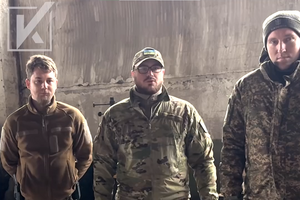 Волонтеры выложили видео, записанное на передовой во время передачи первой партии дронов батальону "Свобода"