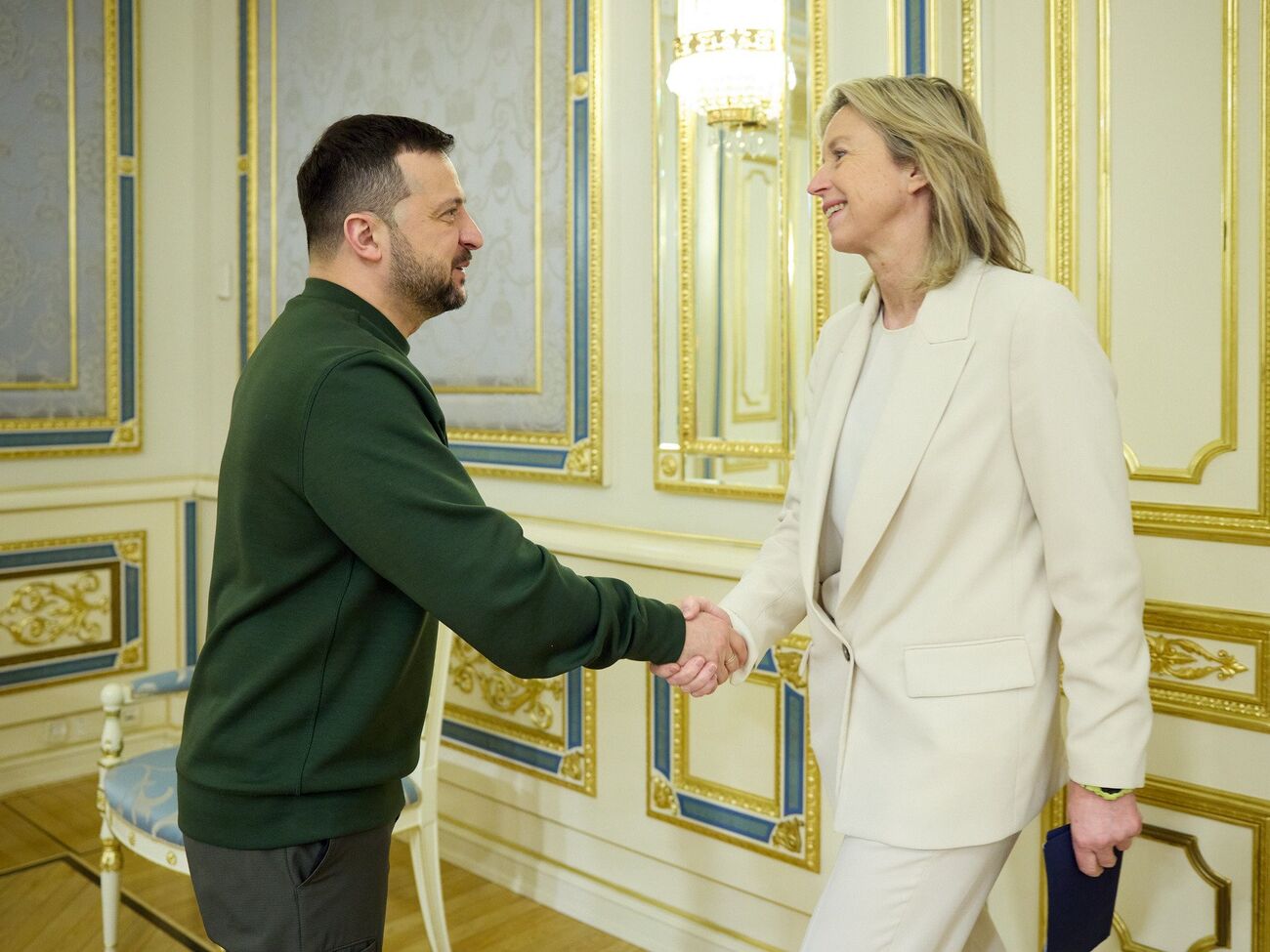 Встреча Зеленского и Оллонгрен состоялась в Киеве