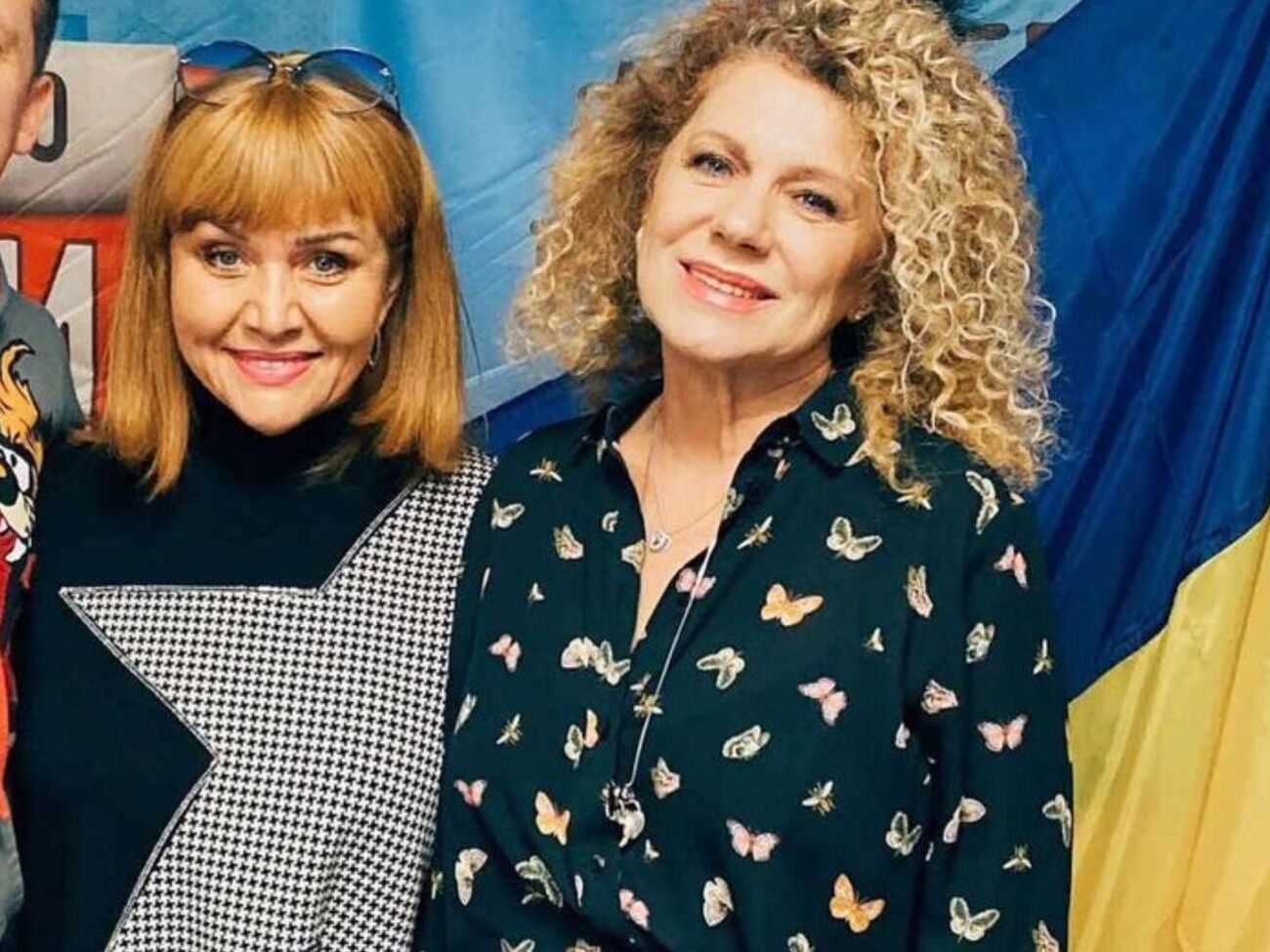 Кудлай (ліворуч) є хрещеною матір'ю доньки Лідії Каменських Насті Каменських