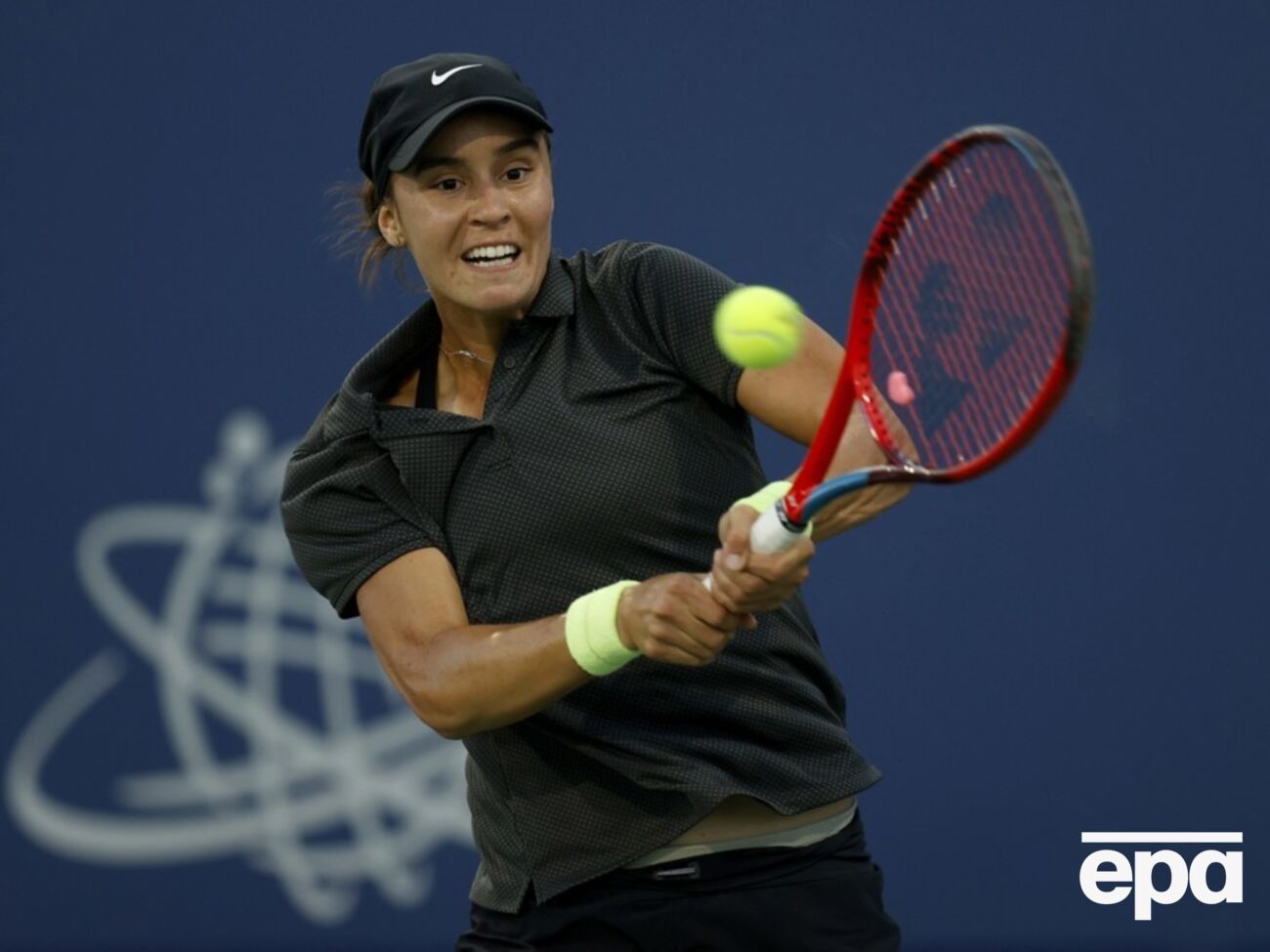 Калинина (на снимке) впервые в карьере встретилась с Соболенко и обыграла ее