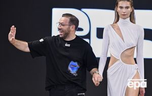 В показе Андре Тана принимали участие как украинские, так и американские модели