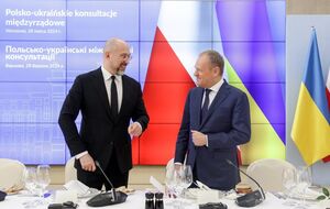 Визит правительственной делегации Украины в Варшаву начался утром 28 марта