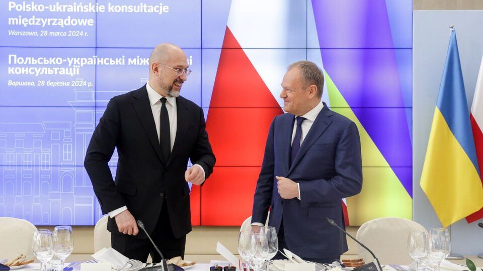 Визит правительственной делегации Украины в Варшаву начался утром 28 марта
