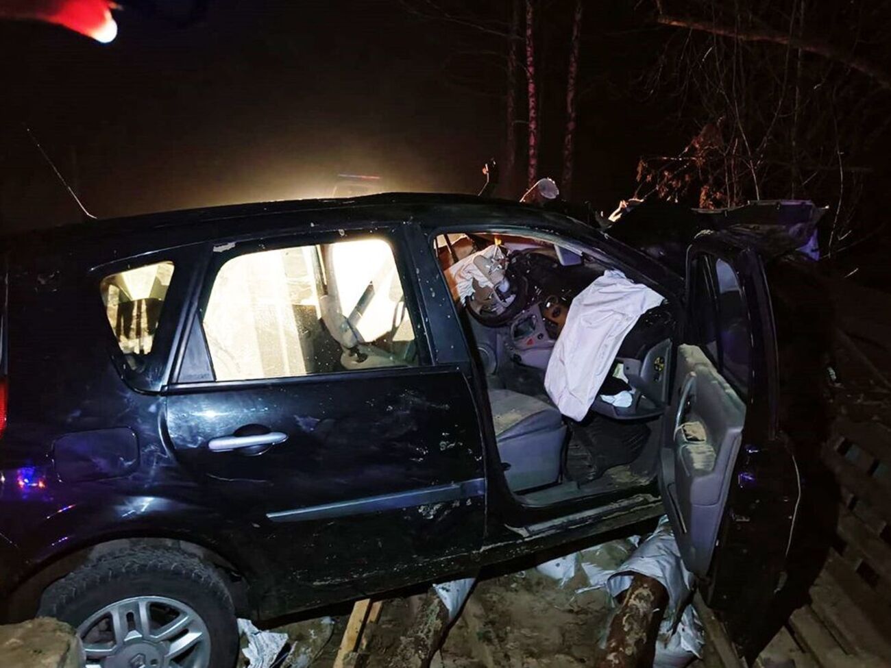Аварія сталася на виїзді з міста Корюківка
