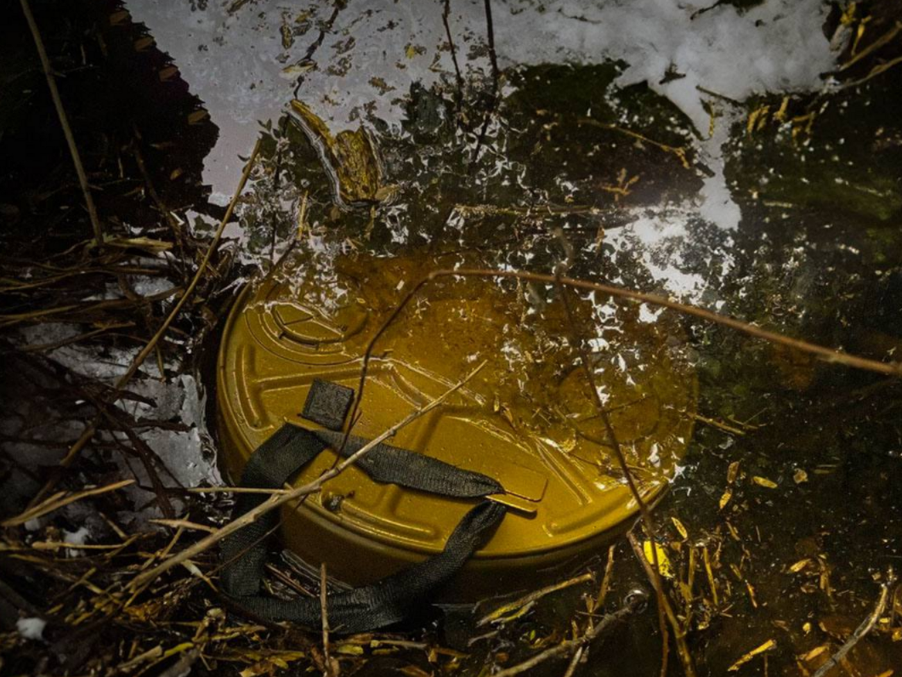 Окупанти намагалися встановити у воді міни, але "розмінували" свій же боєприпас