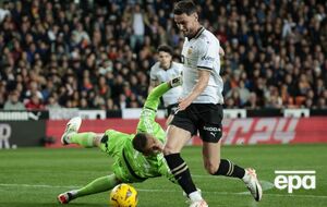 Яремчук забивает Лунину в матче "Реал" – "Валенсия"