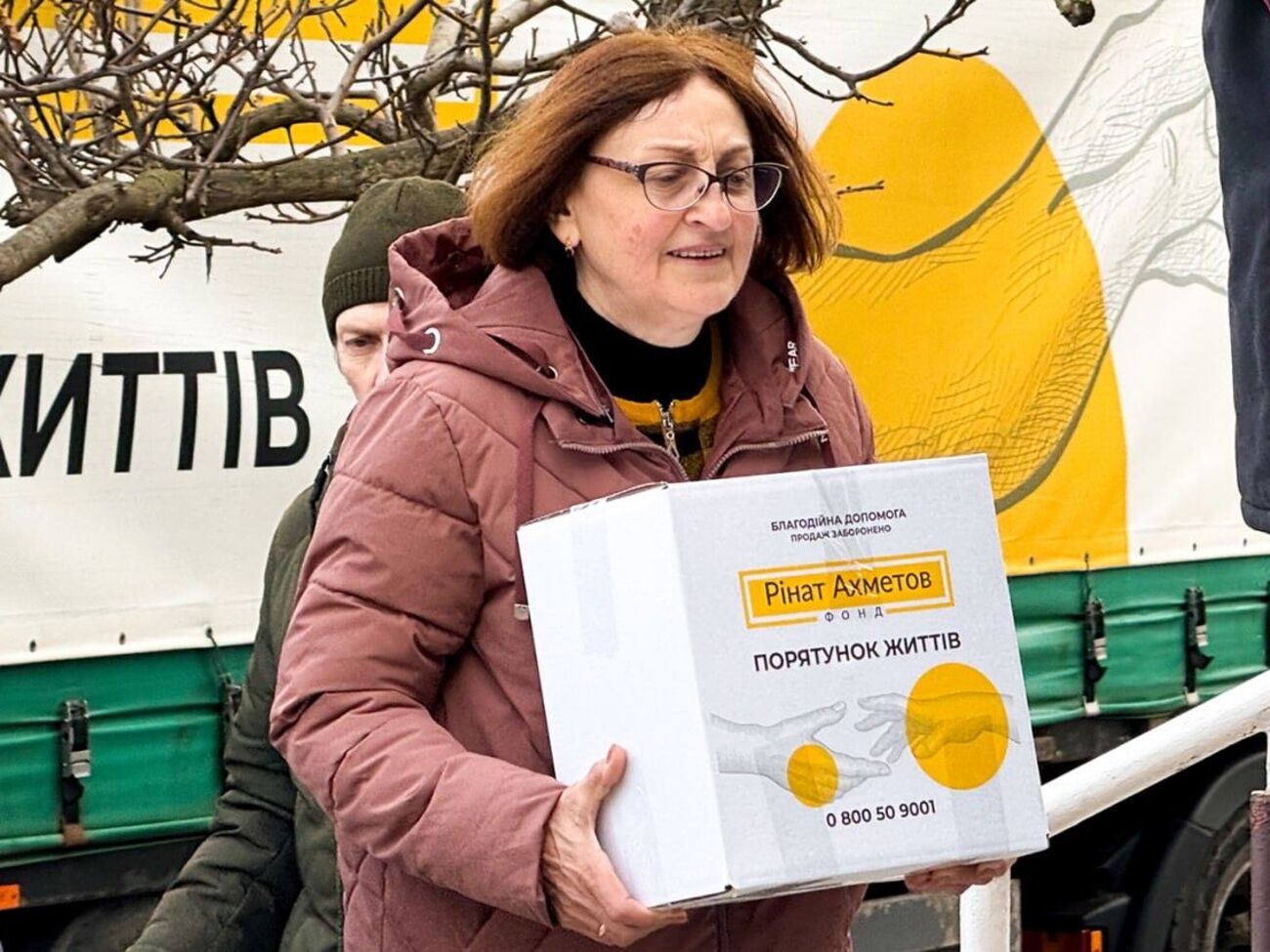 Із 2014 року Фонд передав для жителів України 13 млн продуктових наборів