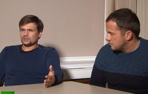 По утверждению Грозева, Боширов (на фото слева) и Петров находились в 2022 году на территории Украины и разрабатывали план ликвидации Зеленского