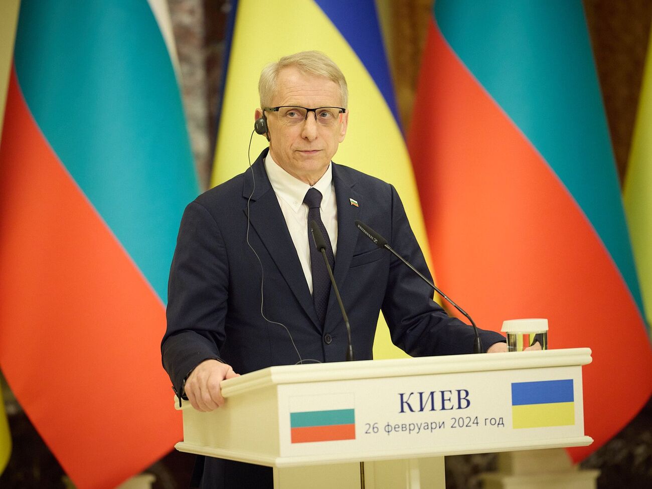 Денков 26 лютого здійснив візит у Київ