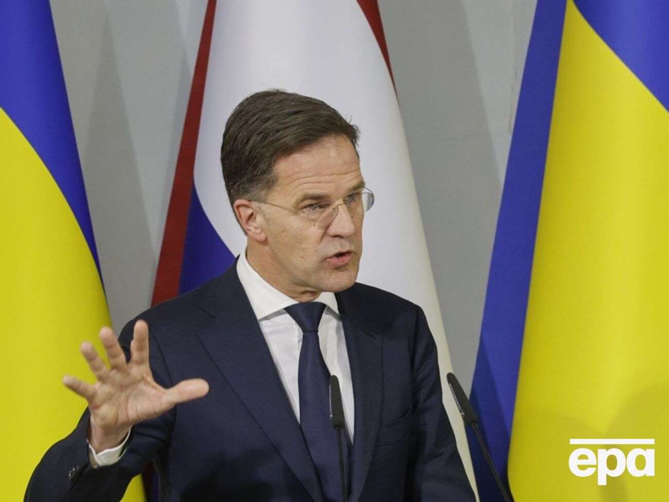 Рютте (на фото) є єдиним офіційним кандидатом на посаду генсека НАТО замість Столтенберга