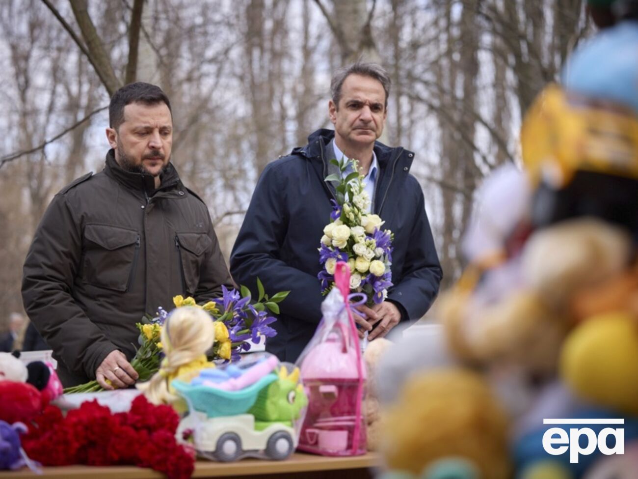 Зеленский и Мицотакис почтили память погибших