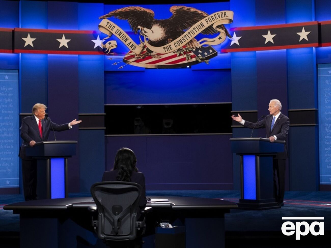 Байден і Трамп мають досвід очних дебатів один з одним під час минулої президентської кампанії