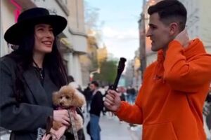 Дрыга во время прогулки по Львову рассказала Николасу Карме, что за шляпку от украинского дизайнера Руслана Багинского заплатила 18 тыс. грн