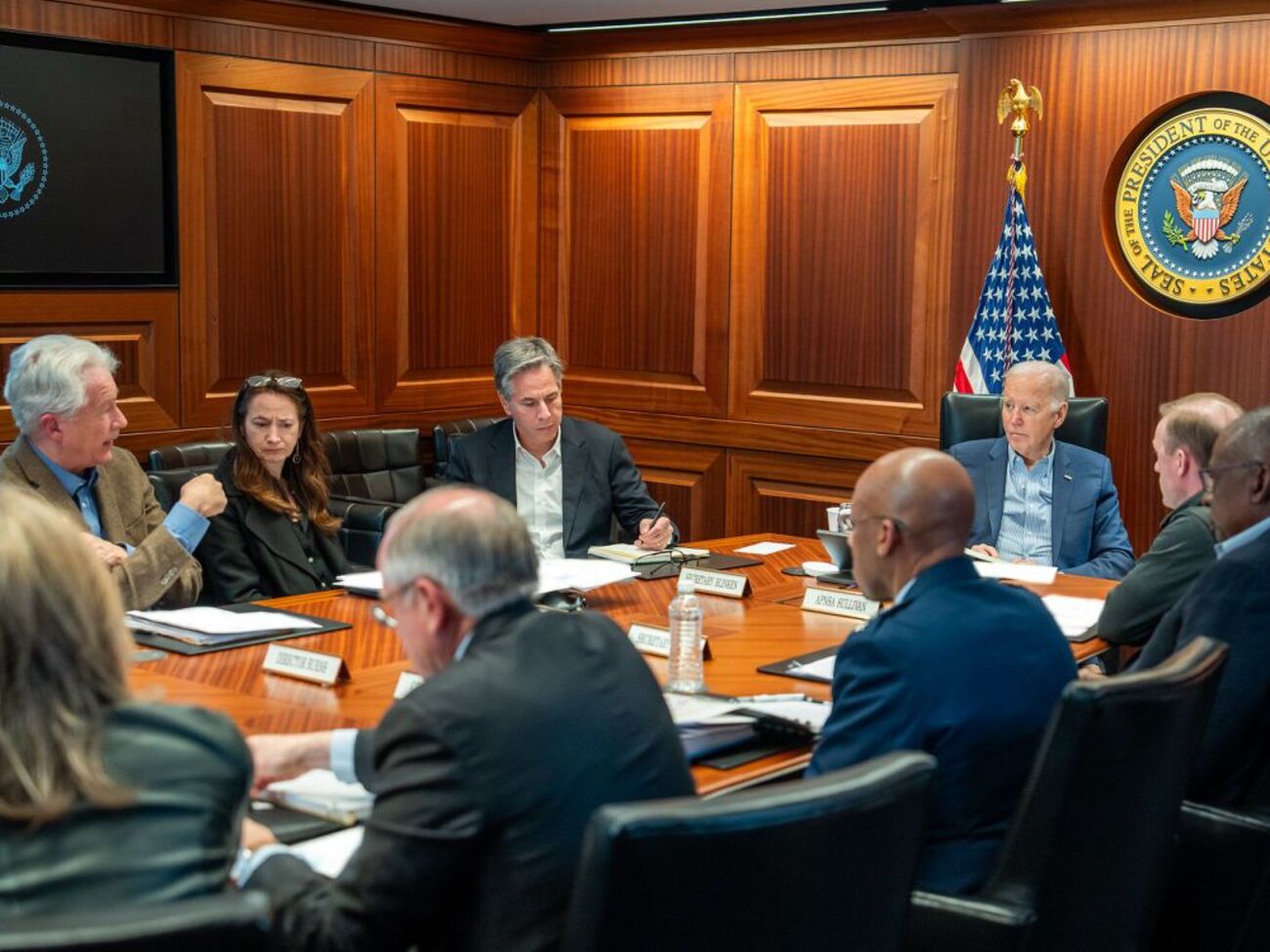 Байден встретился со своей командой по национальной безопасности