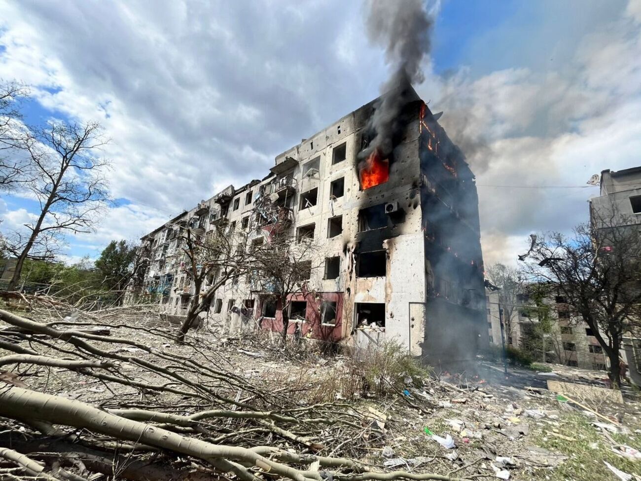 У Сіверську пошкоджено два будинки й дві нежитлові споруди