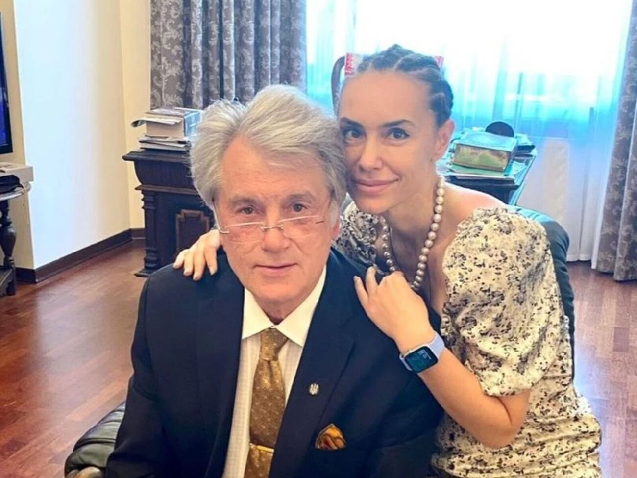 Старшей дочери 70-летнего Ющенко исполнилось 44 года