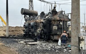 У ГУР повідомили про пожежу на електропідстанції у Брянську