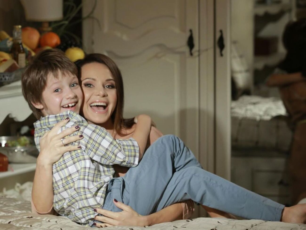 Подкопаева усыновила Вадима в 2005 году