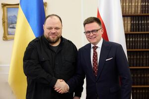 Для України важливі двосторонні безпекові гарантії, зазначив після зустрічі з Головнею Стефанчук (ліворуч)