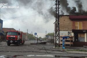 Приблизно о 17.25 18 квітня окупанти повторно обстріляли Вовчанськ, виникло три великі пожежі