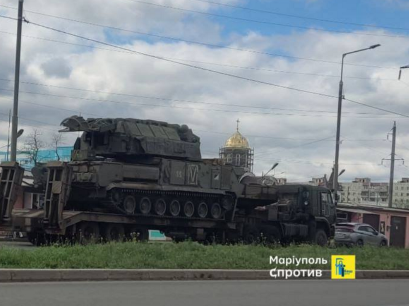 ППО окупантів могла збити два з трьох боєприпасів під час удару по Маріуполю 19 квітня, але один влучив у ціль, заявив Андрющенко