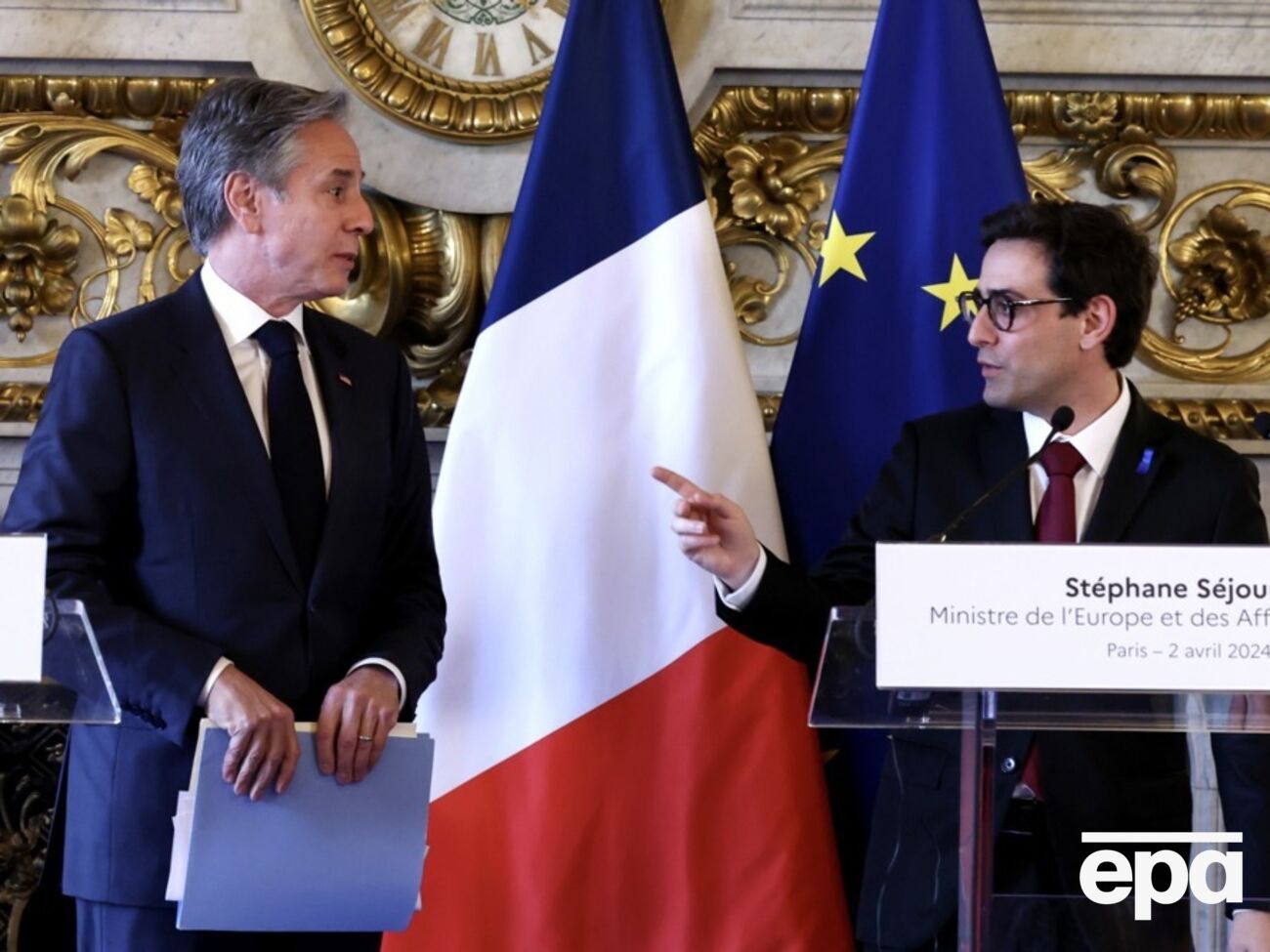 Блинкен и Сежурне высказались по поводу атак по российским НПЗ