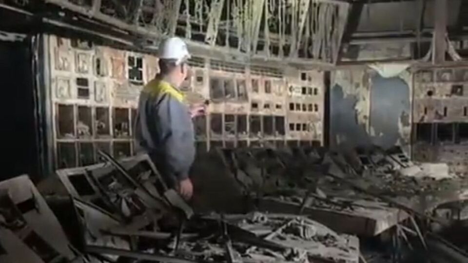 Последствия обстрелов энергосистемы Украины показали на видео