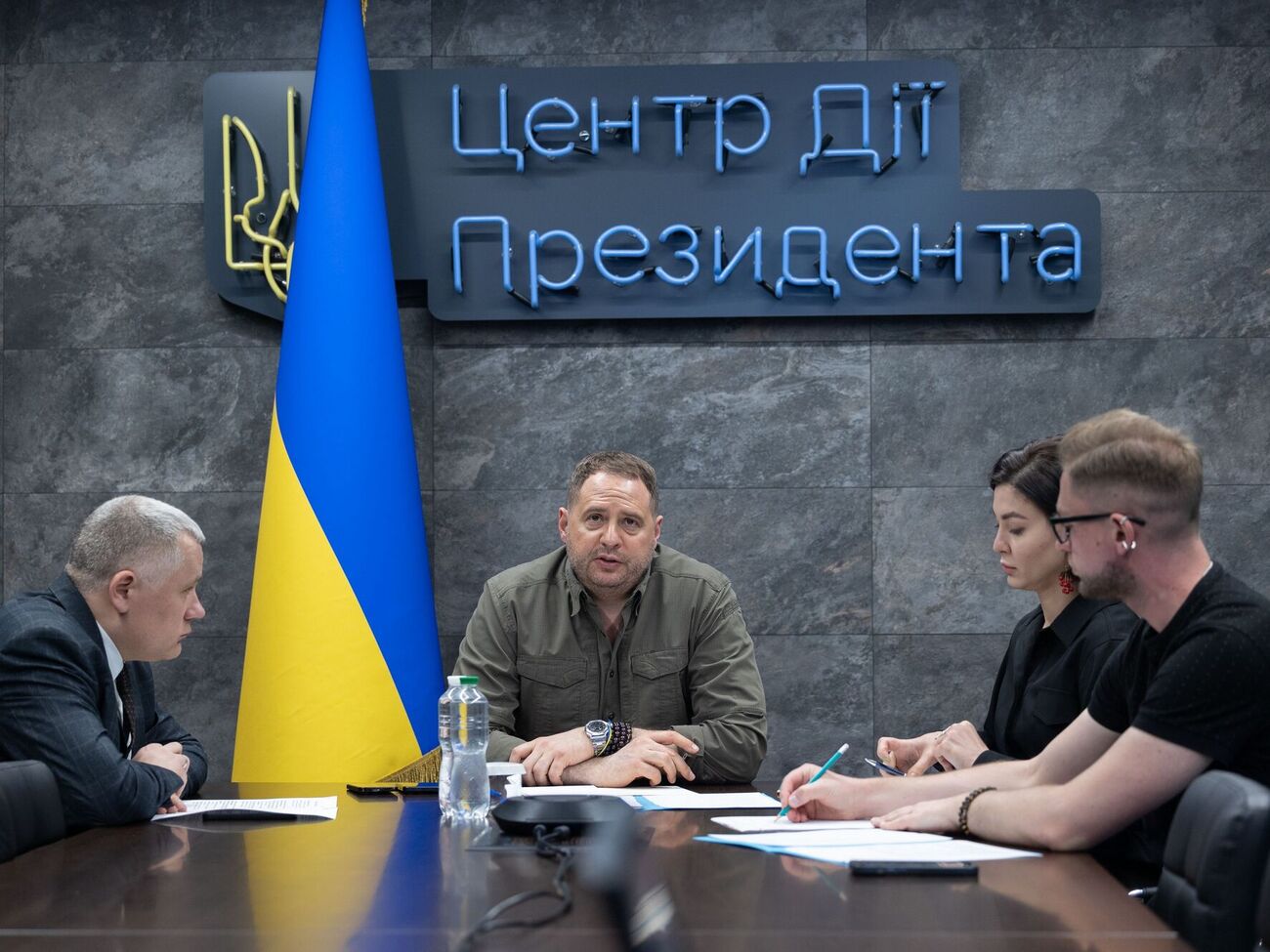 Єрмак подякував швейцарській стороні за всебічну підтримку української формули миру, зазначили в ОП