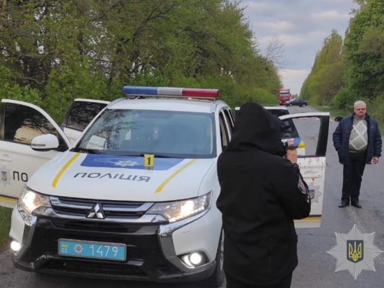 В авто были двое мужчин, ориентировка разослана всем региональным подразделениям Нацполиции