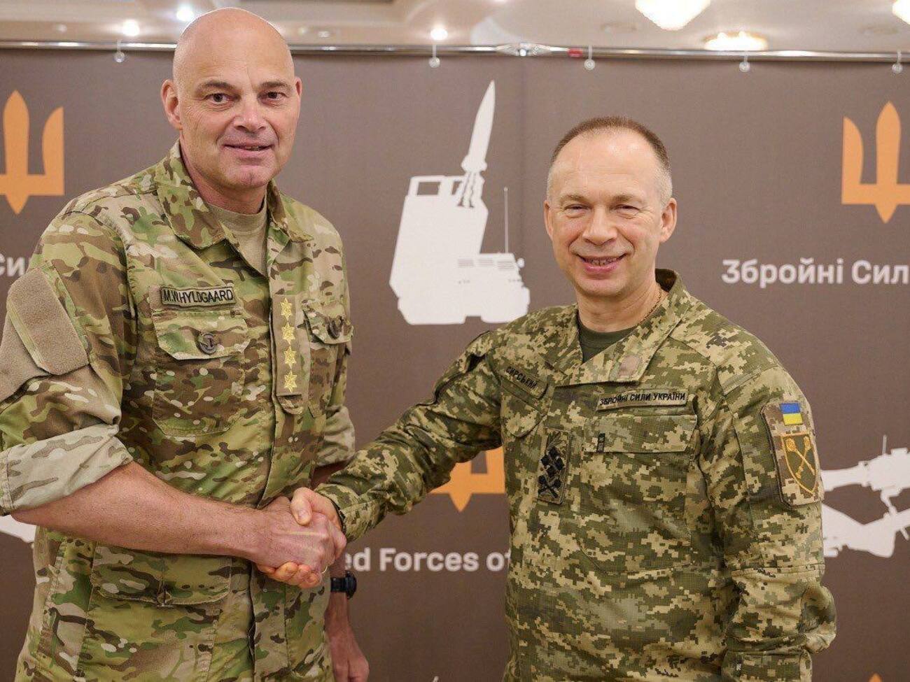 Сырский выразил благодарность датчанам за системную поддержку украинской армии