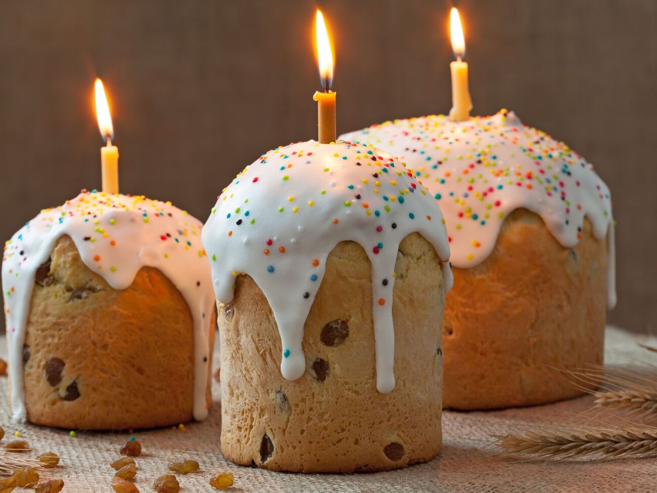 Время выпекания зависит от размера паски