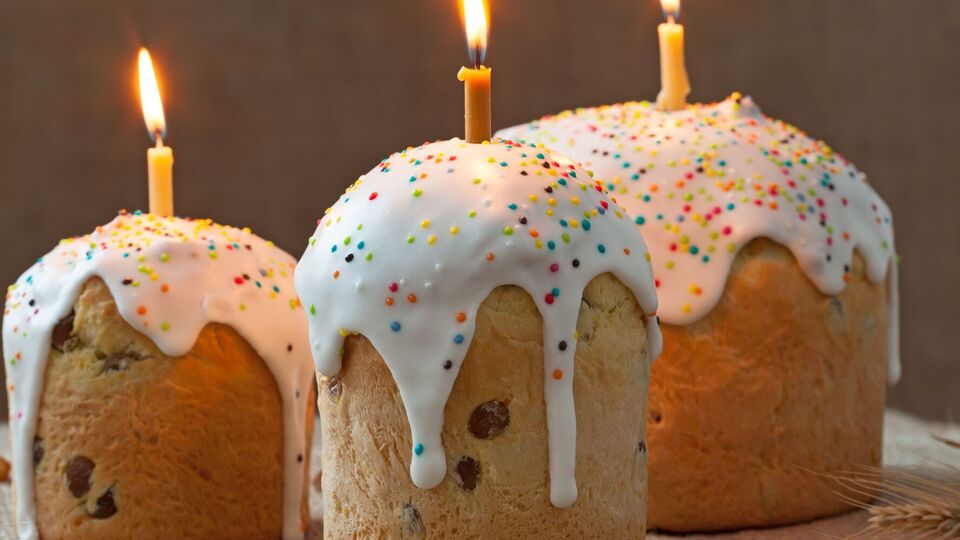 Время выпекания зависит от размера паски