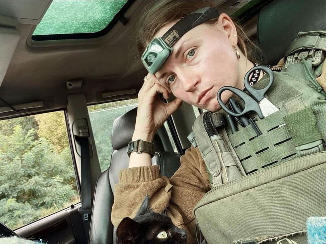 Після початку повномасштабної війни Пушкарчук приєдналася до ЗСУ і стала мінометницею