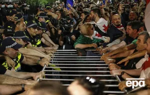 В Грузии произошли столкновения между противниками "закона об иноагентах" и полицией