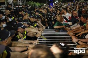 У Грузії сталися сутички між противниками закону про "іноагентів" і поліцією