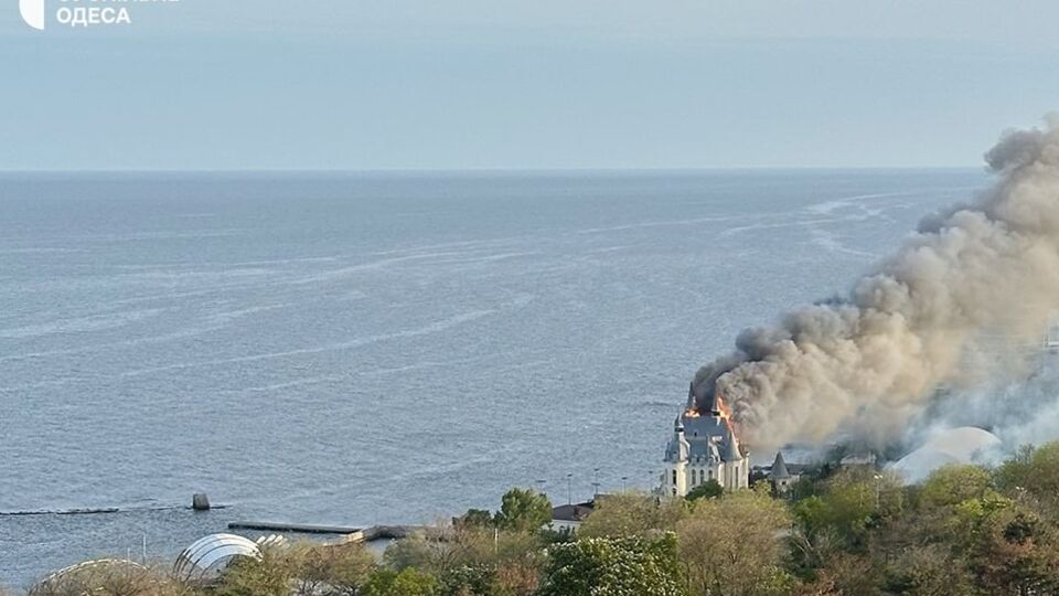 Після вибуху в Одесі сталася пожежа