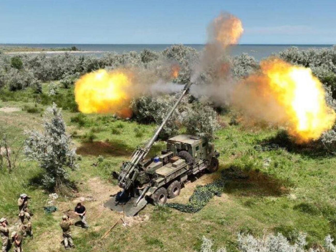 До полномасштабной войны с РФ Украина имела на вооружении только одну САУ "Богдана", теперь производит, по данным NYT, восемь экземпляров в месяц